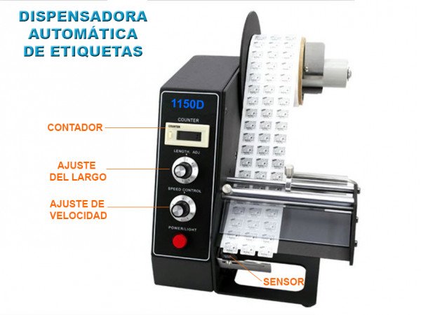 DAE-1150D DISPENSADORA AUTOMÁTICA DE ETIQUETAS