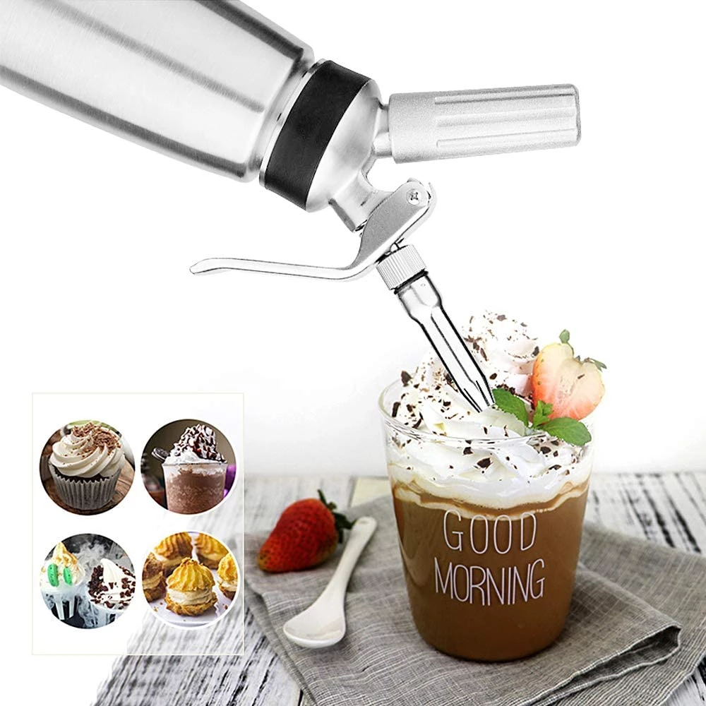 Metal Head Whipped Cream Siphon